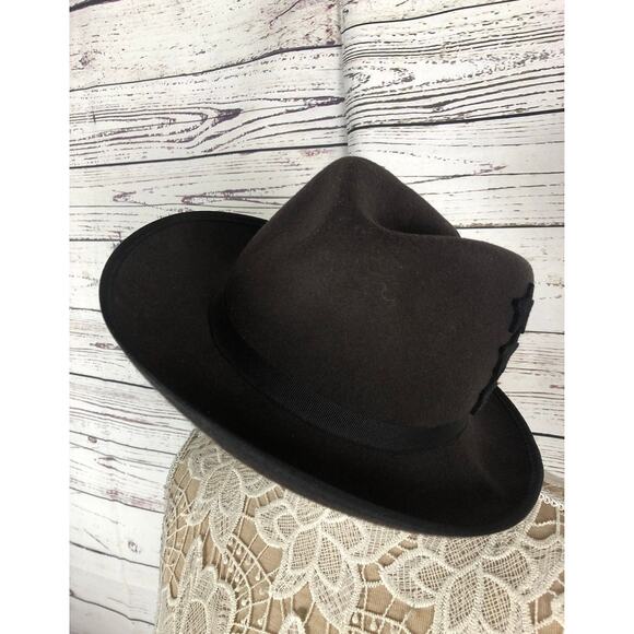 John callanan brown wool Fedora hat - Picture 3 of 11
